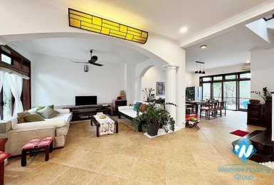 Nice villa for rent in C Block Ciputra, Tay Ho, Ha Noi